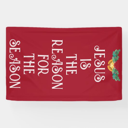 JESUS IST DER GRUND FÜR DEN TÜR-BANNER BANNER (Horizontal)