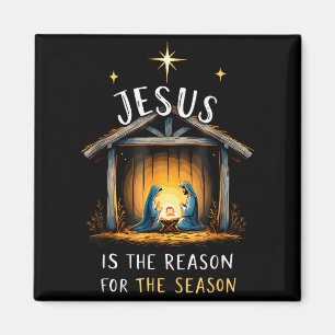 Jesus ist der Grund für die christliche Glaubenssa Magnet