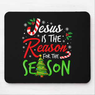 Jesus ist der Grund für die christliche Glaubenssa Mousepad