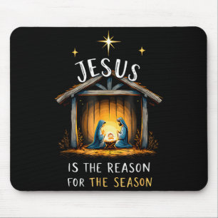 Jesus ist der Grund für die christliche Glaubensze Mousepad