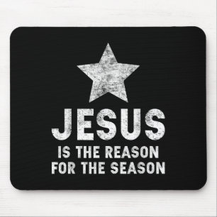 Jesus ist der Grund für die christliche Glaubensze Mousepad