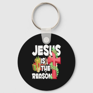 Jesus ist der Grund für die Christliche Jahreszeit Schlüsselanhänger