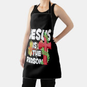 Jesus ist der Grund für die Christliche Jahreszeit Schürze (InSitu)