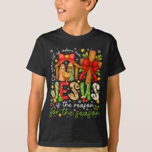 Jesus ist der Grund für die christliche Weihnachts T-Shirt