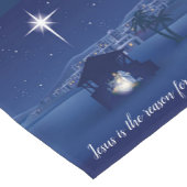 Jesus ist der Grund für die Geburt Kurzer Tischläufer (Ecke)