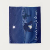 Jesus ist der Grund für die Geburt Wandteppich (Vorderseite)