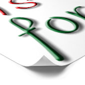 Jesus ist der Grund für die Gerahmte Jahreszeit Poster (Ecke)