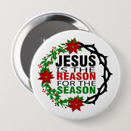 Jesus ist der Grund für die Jahreszeit Button