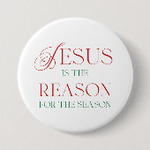 Jesus ist der Grund für die Jahreszeit Button (Vorderseite)