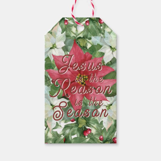 Jesus ist der Grund für die Jahreszeit Geschenkanhänger (Vorderseite)