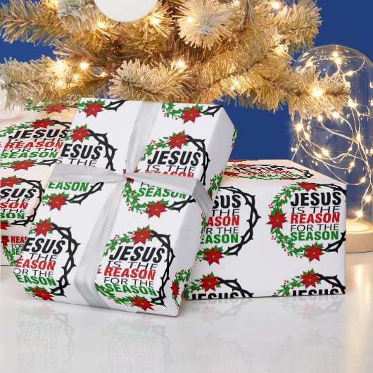 Jesus ist der Grund für die Jahreszeit Geschenkpapier (Feiertage)