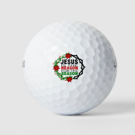Jesus ist der Grund für die Jahreszeit Golfball
