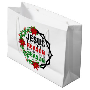 Jesus ist der Grund für die Jahreszeit Große Geschenktüte