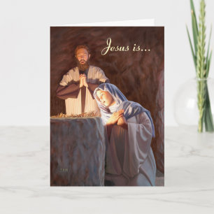 Jesus ist der Grund für die Jahreszeit-Gruß-Karte Feiertagskarte