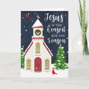 Jesus ist der Grund für die Jahreszeit Grußkarte Karte