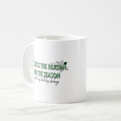 Jesus ist der Grund für die Jahreszeit Kaffeetasse (Vorderseite Links)