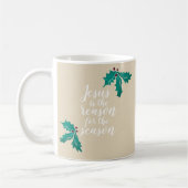 Jesus ist der Grund für die Jahreszeit Kaffeetasse (Links)
