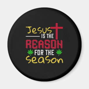 Jesus ist der Grund für die Jahreszeit Magnet