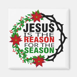 Jesus ist der Grund für die Jahreszeit Magnet