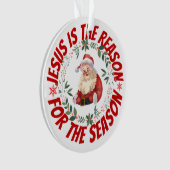 Jesus ist der Grund für die Jahreszeit Ornament (Vorderseite)