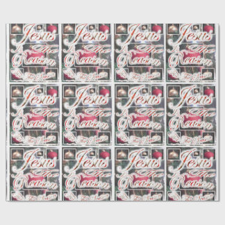 Jesus ist der Grund für die Jahreszeit-Packpapiere Geschenkpapier