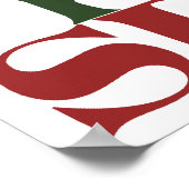 Jesus ist der Grund für die Jahreszeit Poster (Ecke)