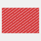 Jesus ist der Grund für die Jahreszeit Rot Geschenkpapier Set (Vorderseite)