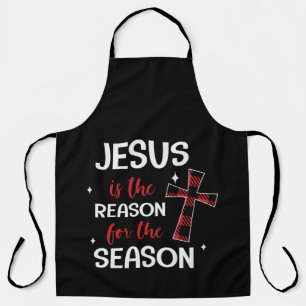 Jesus ist der Grund für die Jahreszeit Schürze