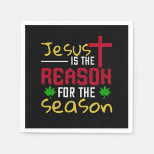 Jesus ist der Grund für die Jahreszeit Serviette