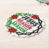 Jesus ist der Grund für die Jahreszeit Untersetzer (angewinkelt)