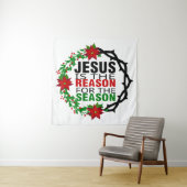 Jesus ist der Grund für die Jahreszeit Wandteppich (Beispiel)