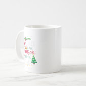 Jesus ist der Grund für die Jahreszeit, Weihnachte Kaffeetasse (Vorderseite Links)
