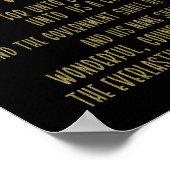 Jesus ist der Grund für die KJV Bibel Verse Poster (Ecke)