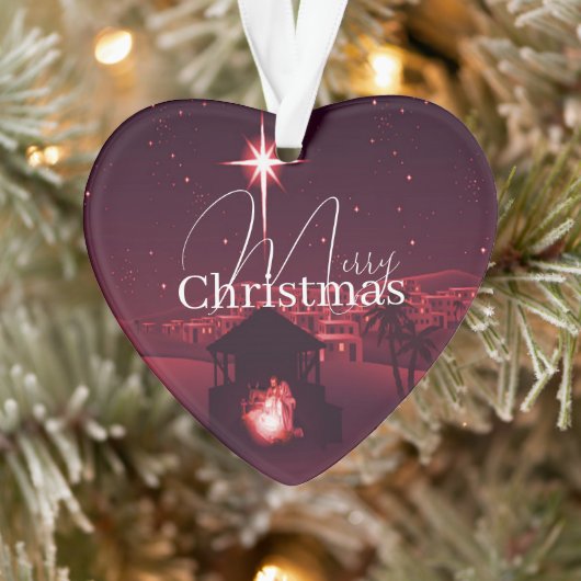 Jesus ist der Grund für die Krippe Ornament (Baum)