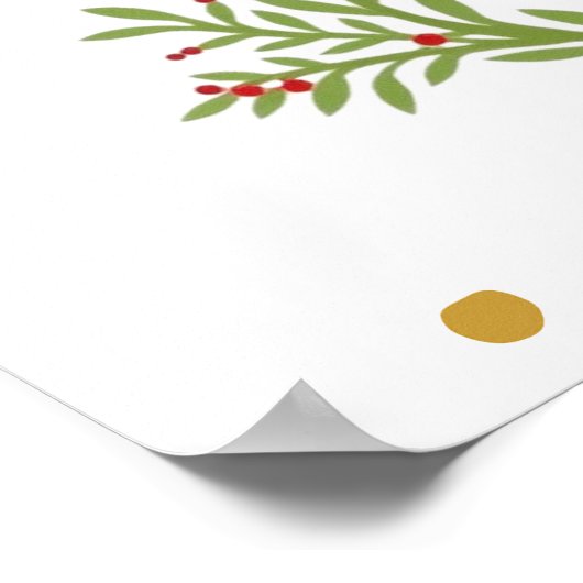 Jesus ist der Grund für die Kunst der Saison Mauer Poster (Ecke)