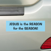 JESUS ist der GRUND für die Saison! Autoaufkleber! Autoaufkleber (Auf Auto)