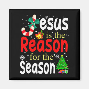 Jesus ist der Grund für die Saison Christlich Chri Magnet