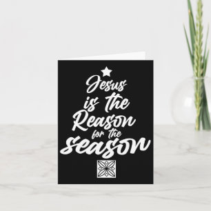 Jesus ist der Grund für die Saison christliche Chr Karte
