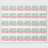 Jesus ist der Grund für die Saison Geschenkpapier (Flach)