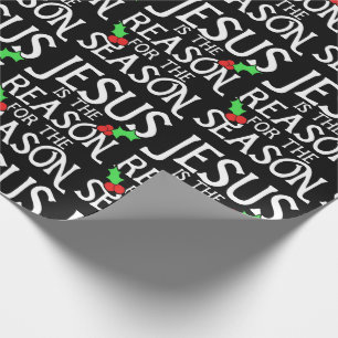 Jesus ist der Grund für die Saison Geschenkpapier