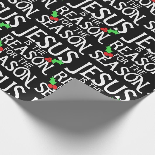 Jesus ist der Grund für die Saison Geschenkpapier (Ecke)