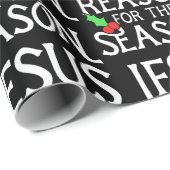 Jesus ist der Grund für die Saison Geschenkpapier (Rolleneckpunkt)