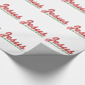 Jesus ist der Grund für die Saison Geschenkpapier (Ecke)