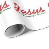 Jesus ist der Grund für die Saison Geschenkpapier (Rolleneckpunkt)