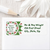 Jesus ist der Grund für die Saison Holly Design (Insitu)