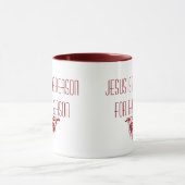 JESUS IST DER GRUND FÜR DIE SAISON-INSPIRATIONAL TASSE (Zentrum)