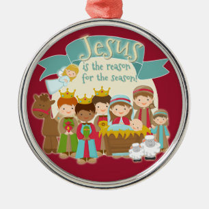 "Jesus ist der Grund für die Saison" Ornament