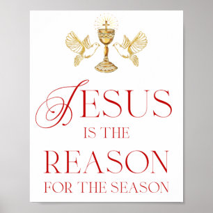 Jesus ist der Grund für die Saison Poster