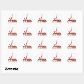 Jesus ist der Grund für die Saison Runder Aufkleber (Blatt)