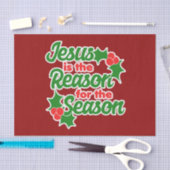 Jesus ist der Grund für die Saison Seidenpapier (Handwerk)